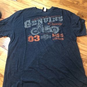 💜3/$35!! Navy Harley Davidson t-shirt